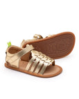 Athena Sandals Metal Gold