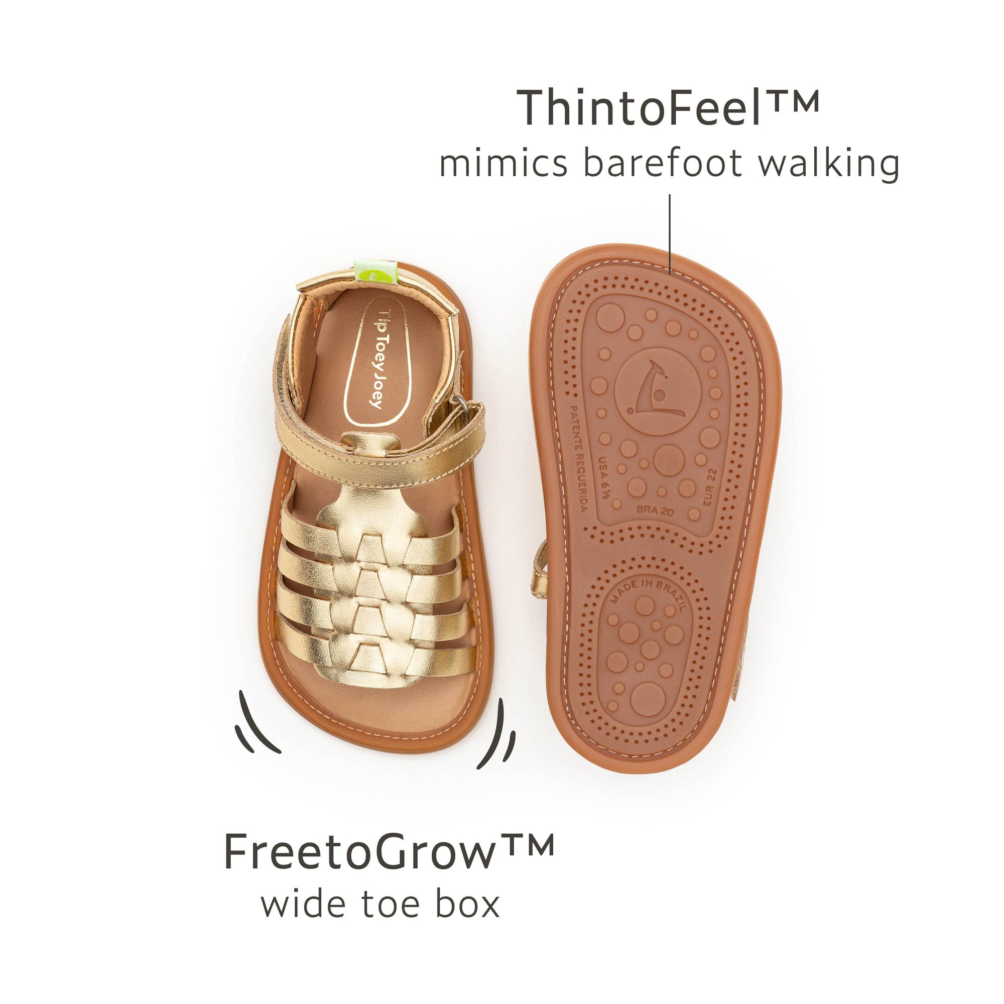 Athena Sandals Metal Gold