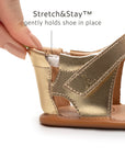 Athena Sandals Metal Gold