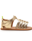 Athena Sandals Metal Gold
