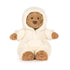 Jellycat Bartholomew Bear All-in-one Outfit Front