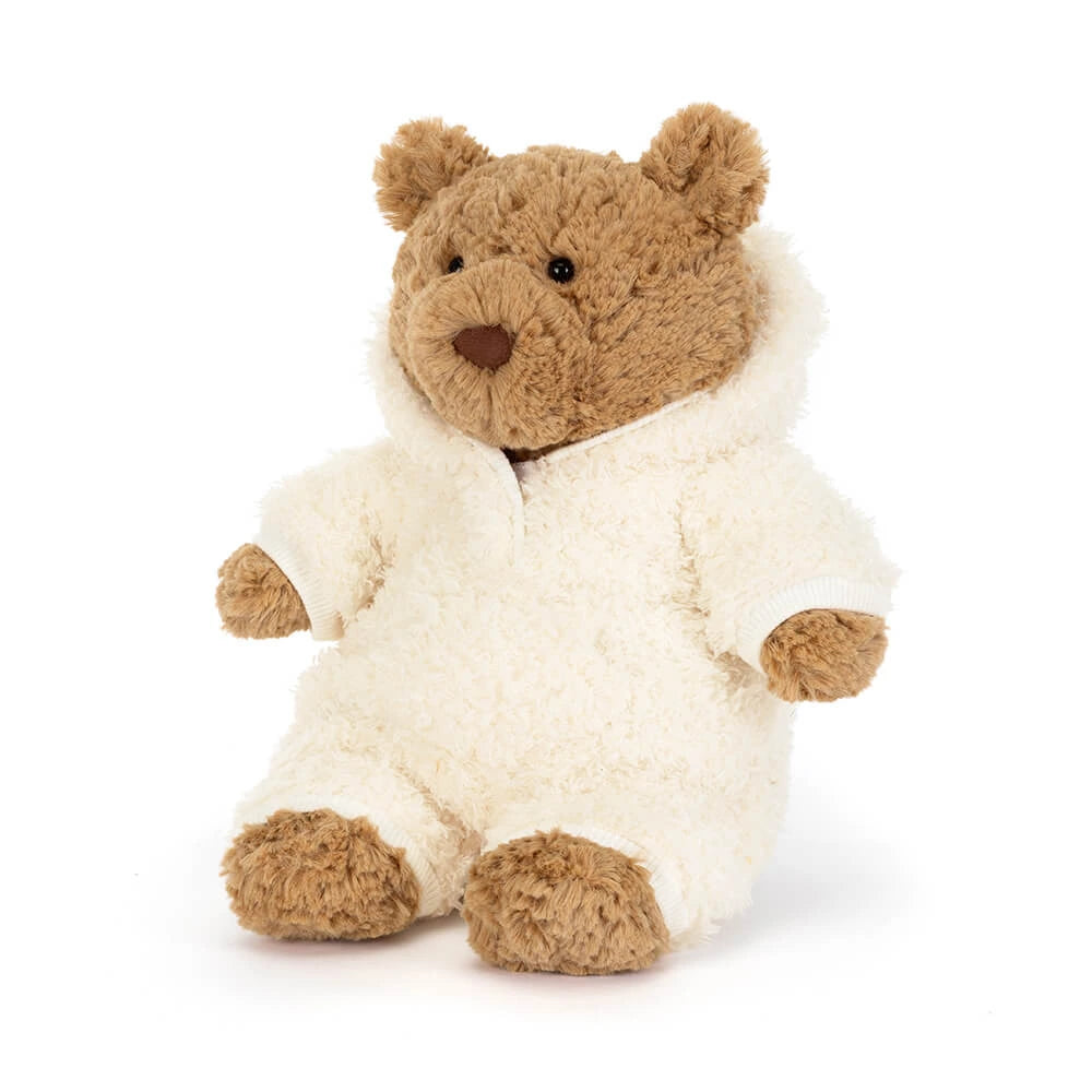 Jellycat Bartholomew Bear All-in-one Outfit Left Angle