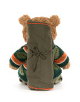 Jellycat Bartholomew Bear Hiking bear back