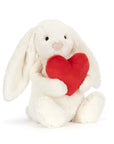 Bashful Red Love Heart Bunny