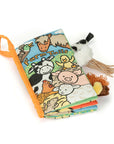 Baby Soft Book | Jellycat Farm Tails Book
