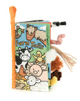 Baby Soft Book | Jellycat Farm Tails Book