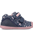 Biogateo Navy Flowers Shoes