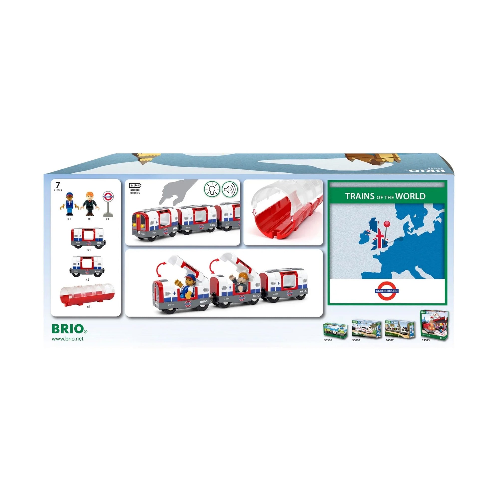 BRIO - London Underground Train (Trains of The World)