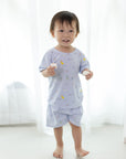 Short-Sleeve Pyjamas Set - Rain And Cozy | The Elly Store