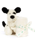 Jellycat Bashful Black & Cream Puppy Soother