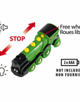 Big Green Action Locomotive train
