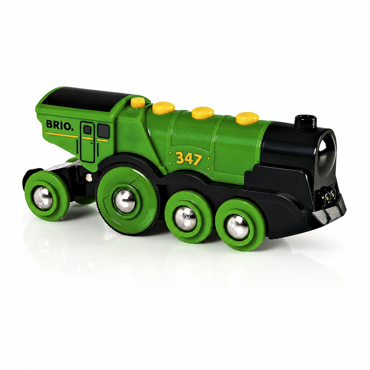 Big Green Action Locomotive train