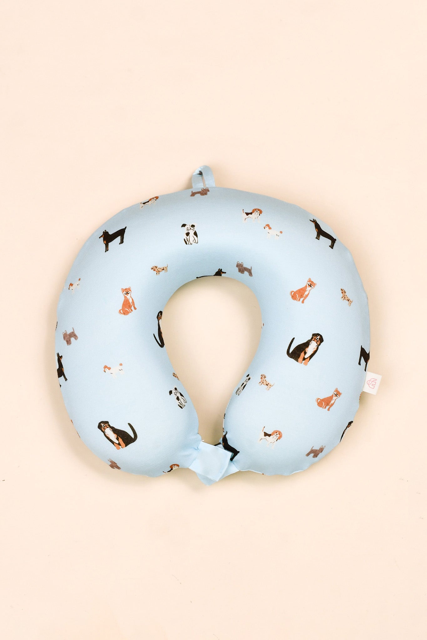 Snuggle Neck Pillow - Blue Doggies