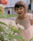 Colette Dress - Pink Floral Elsa