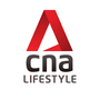 CNA Lifestyle logo with a red triangle and black text on a white background