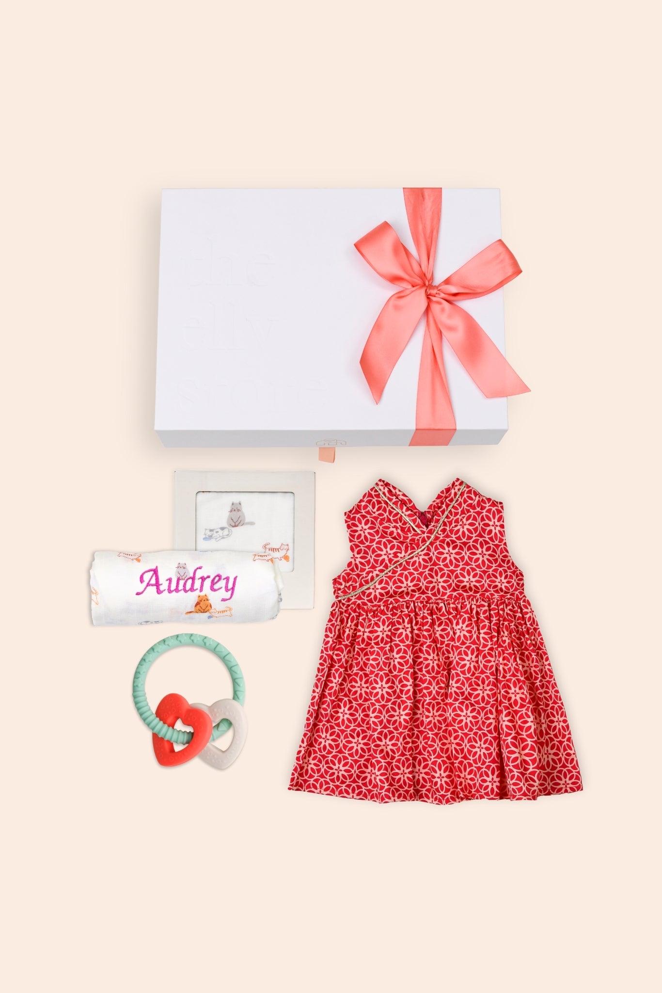 Cheongsam baby girl gift set