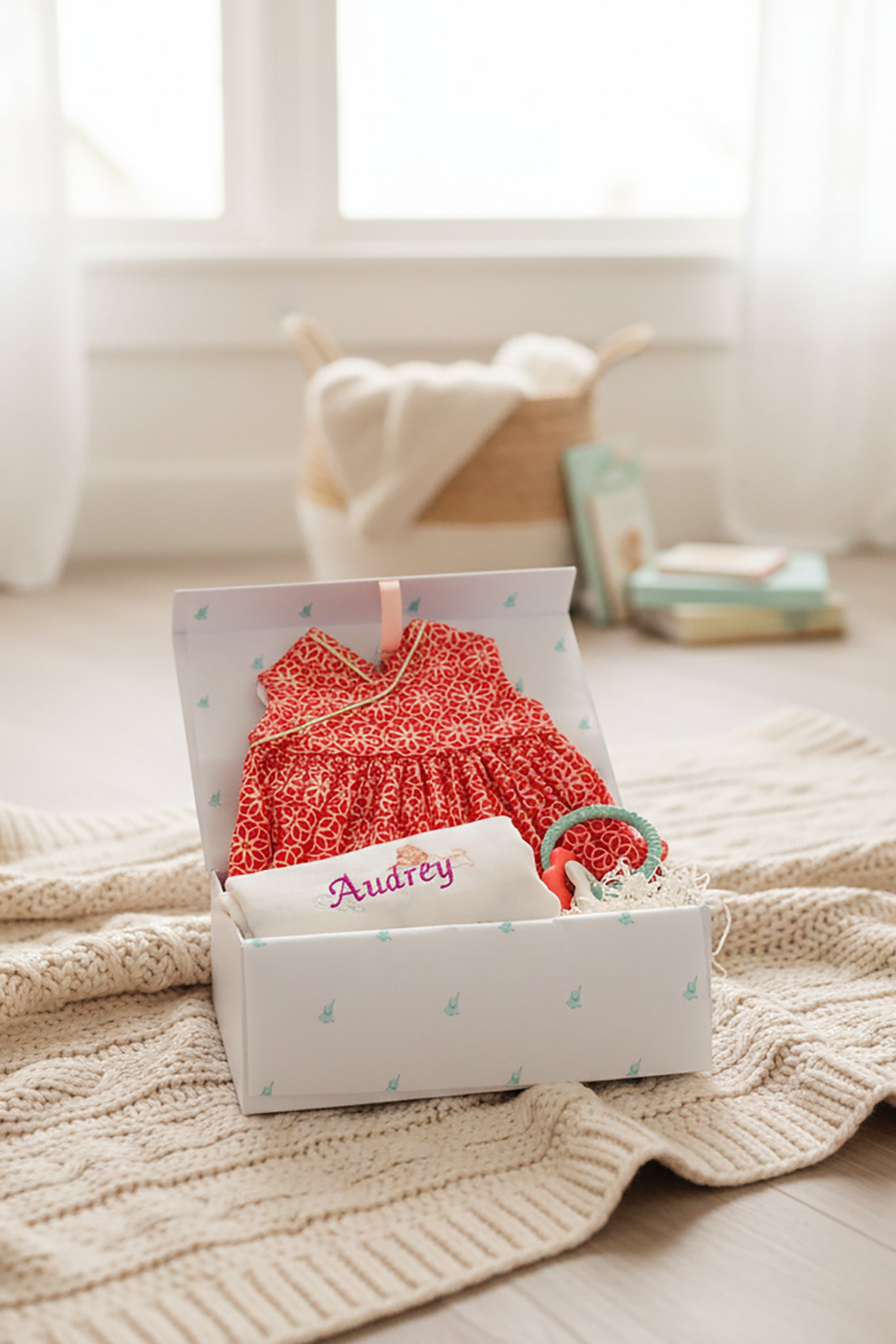 Cheongsam baby girl gift set