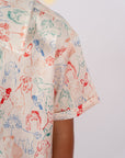 Little Man Shirt - Colourful Puppies
