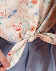 Nora Top - Colourful Puppies