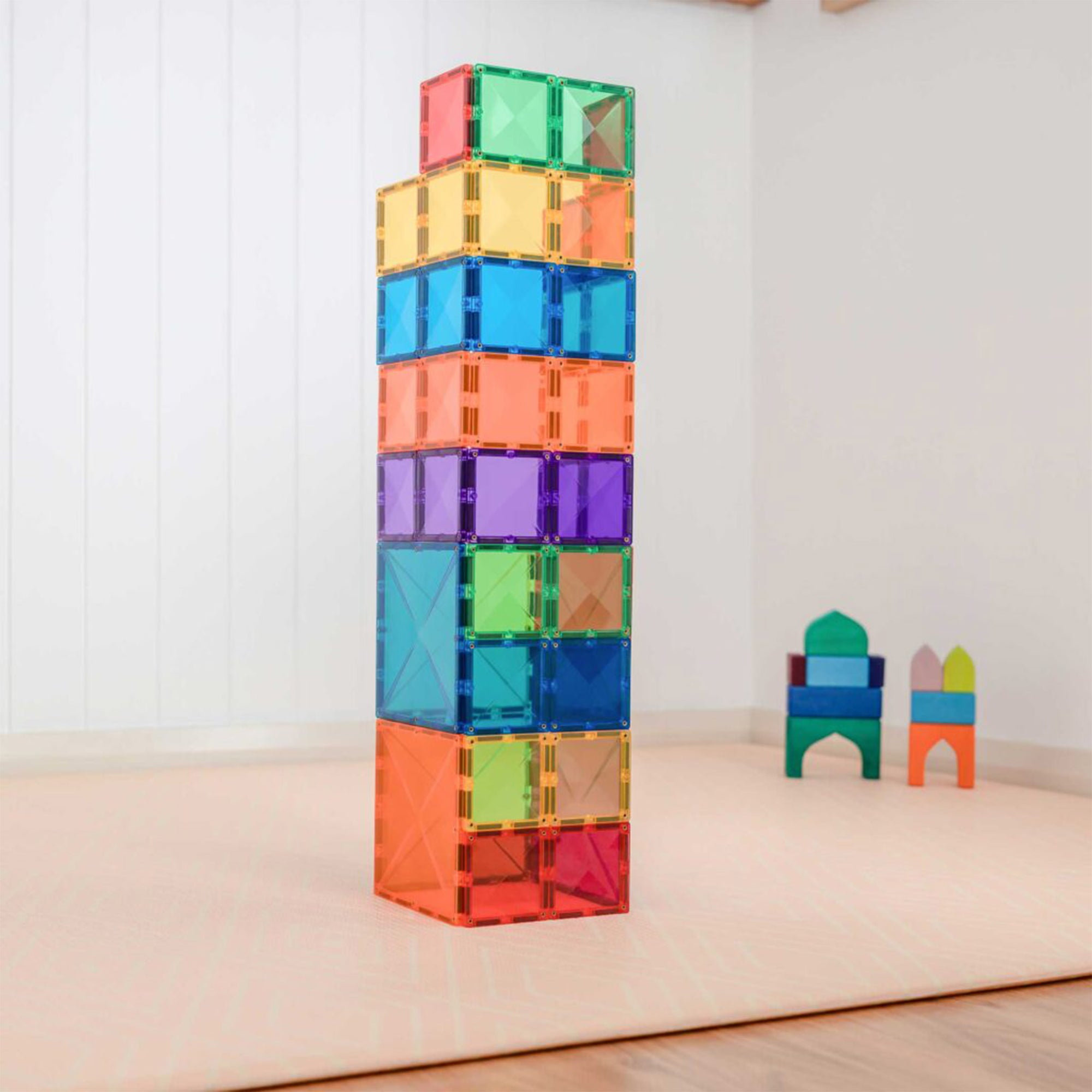 Connetix 42 Piece Rainbow Square Pack | The Elly Store