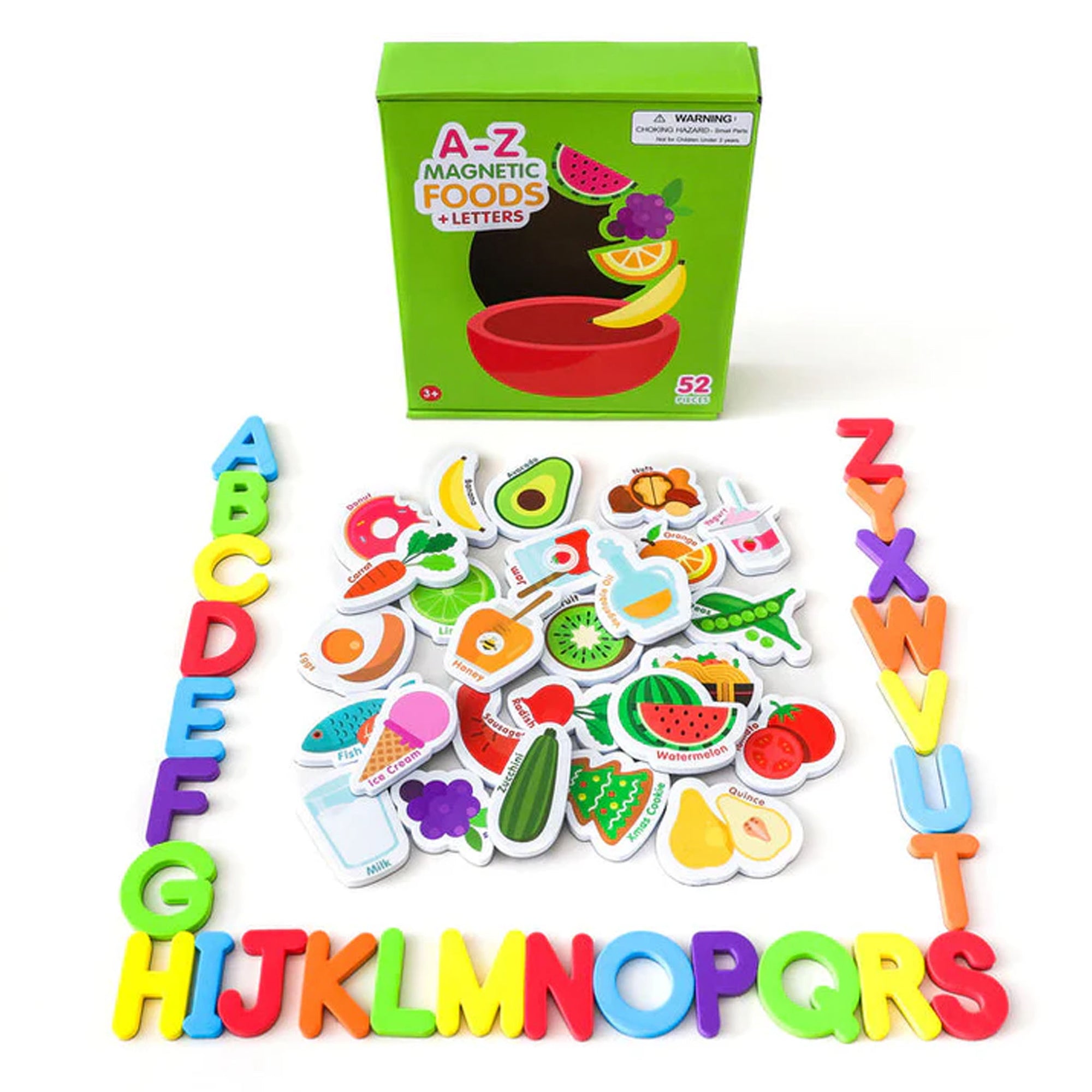 Curious Columbus - Magnetic Food Letters 