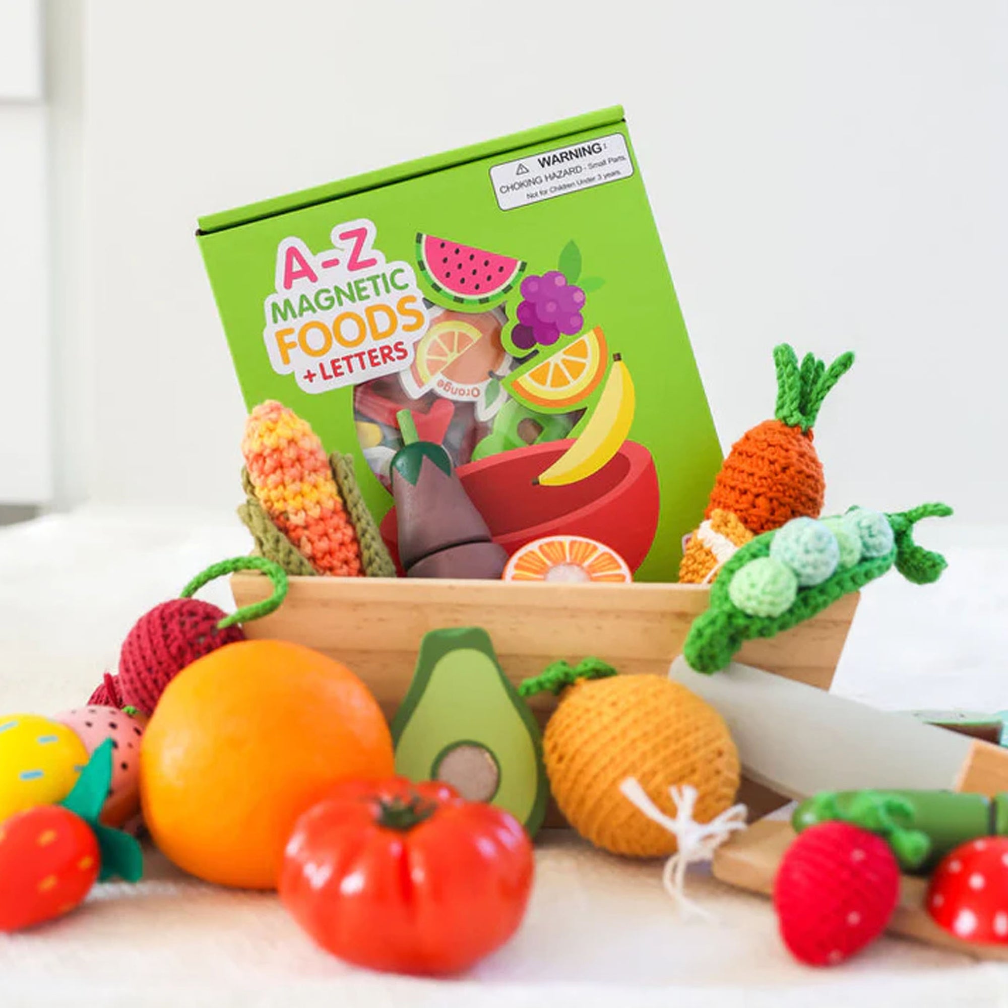 Curious Columbus - Magnetic Food Letters 