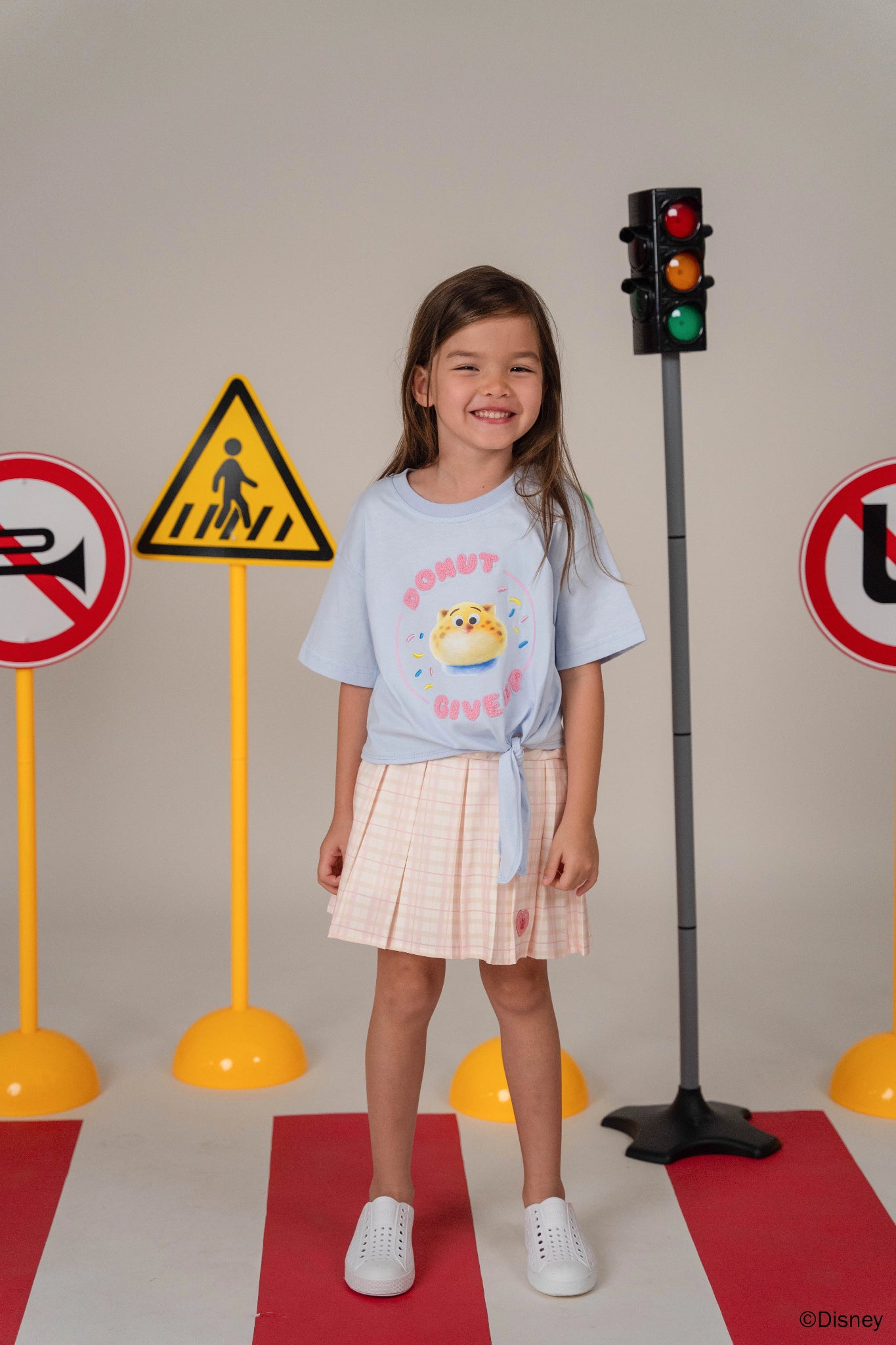 Tie-Front Crop Tee - Donut Give Up