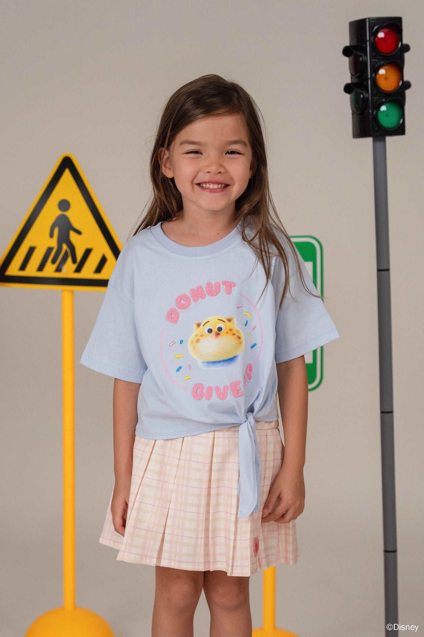 Tie-Front Crop Tee - Donut Give Up