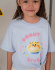 Tie-Front Crop Tee - Donut Give Up