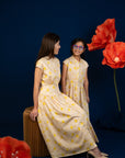 Ladies Cara Dress - Yellow Garden