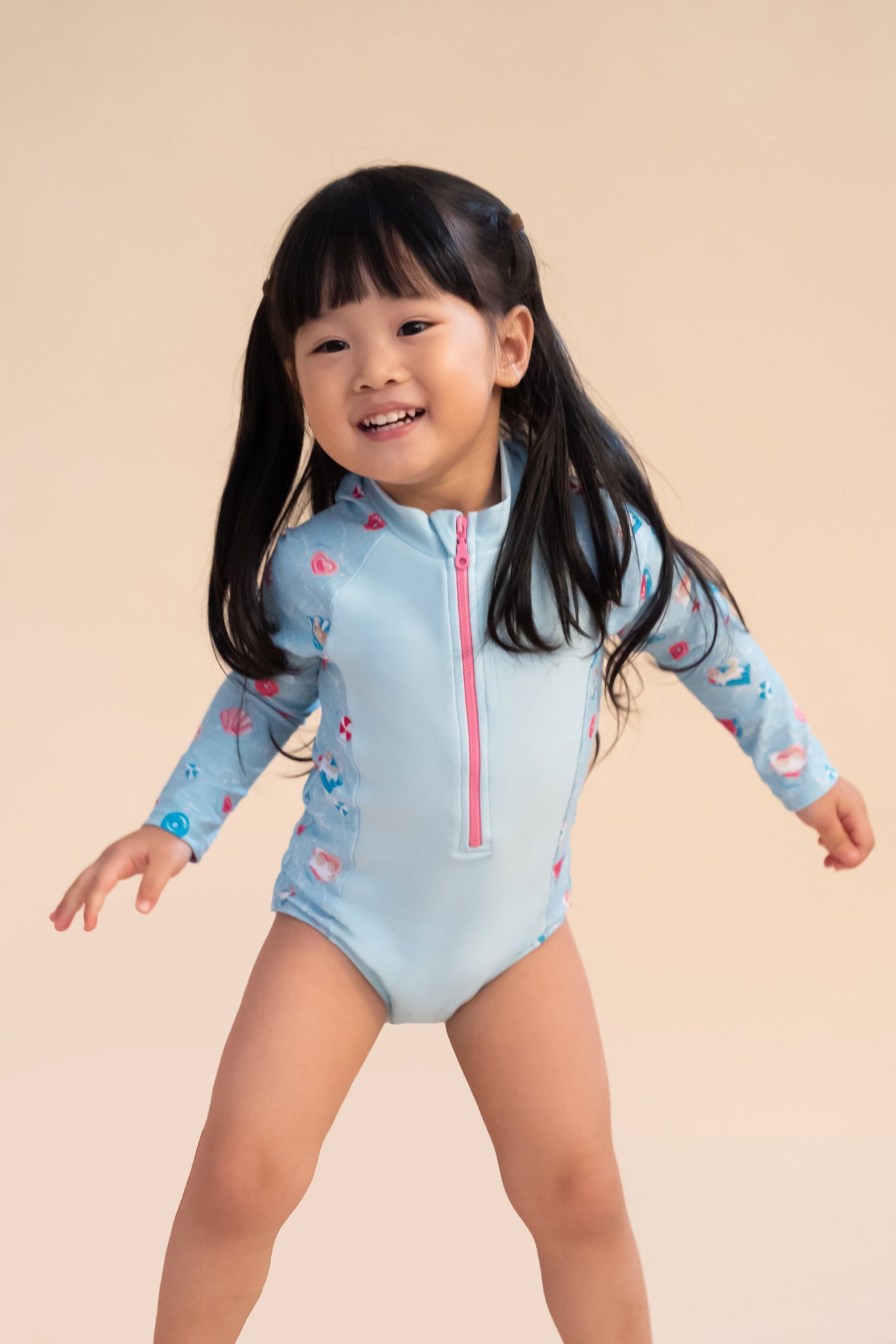 Play by elly Swimwear | Long-Sleeve Rash Suit - Float Buddies