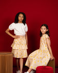 Cara Dress Yellow Garden