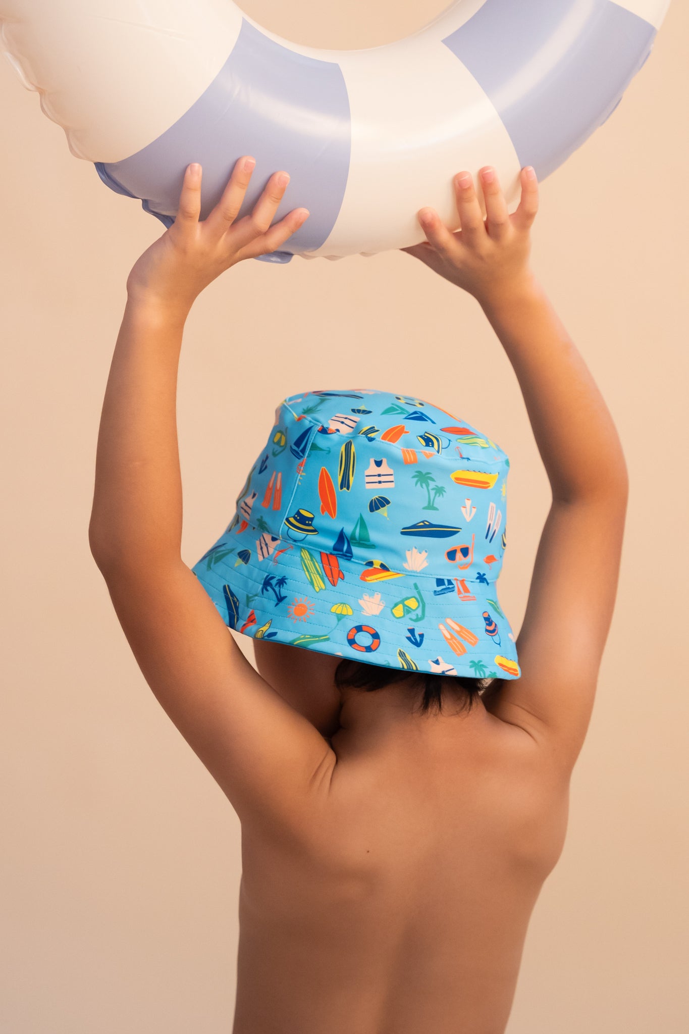 Reversible Bucket Hat (Kids) - Water Sports