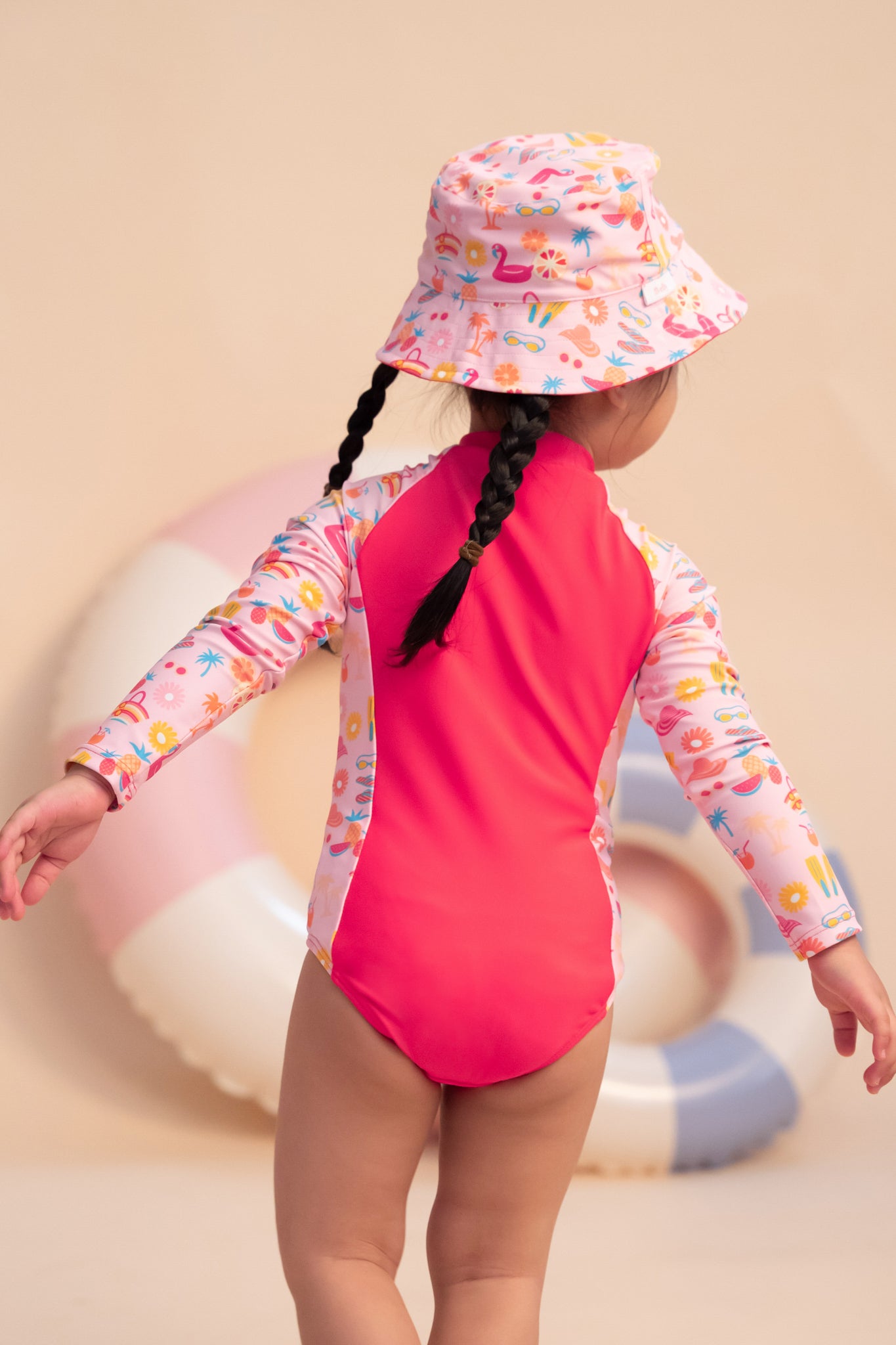 Play by elly Swimwear | Long-Sleeve Rash Suit - Tutti Frutti