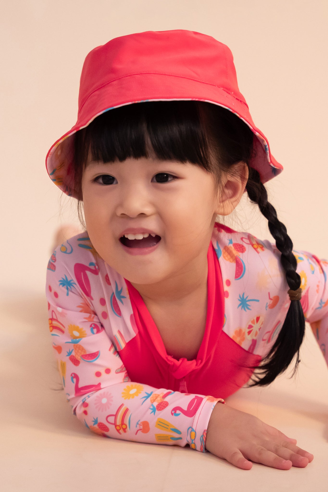 Reversible Bucket Hat (Kids) - Tutti Frutti