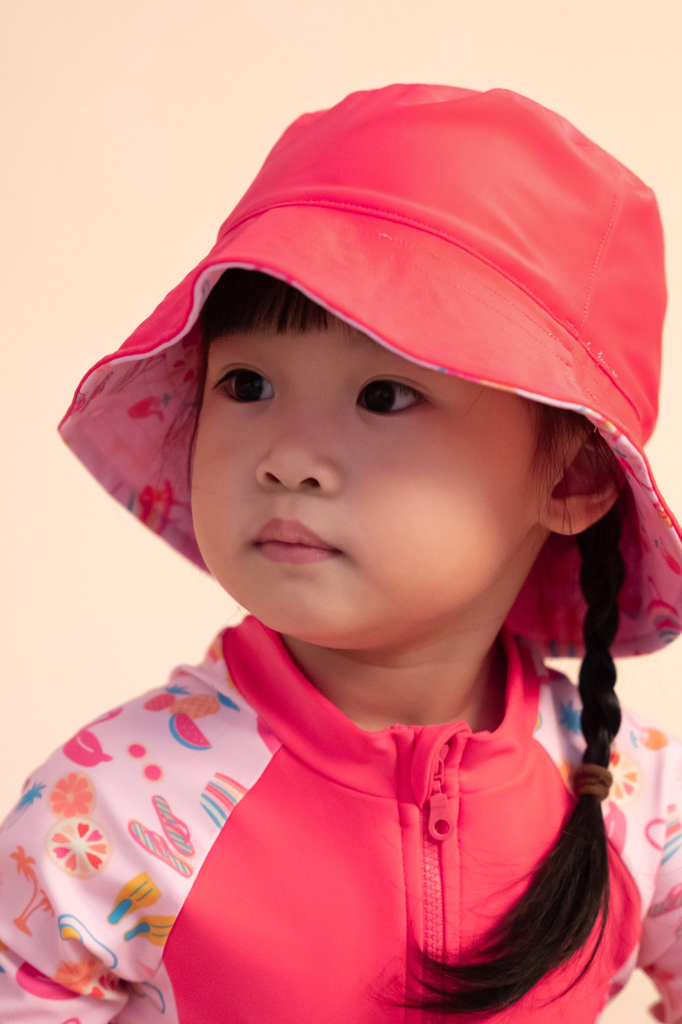 Reversible Bucket Hat (Kids) - Tutti Frutti