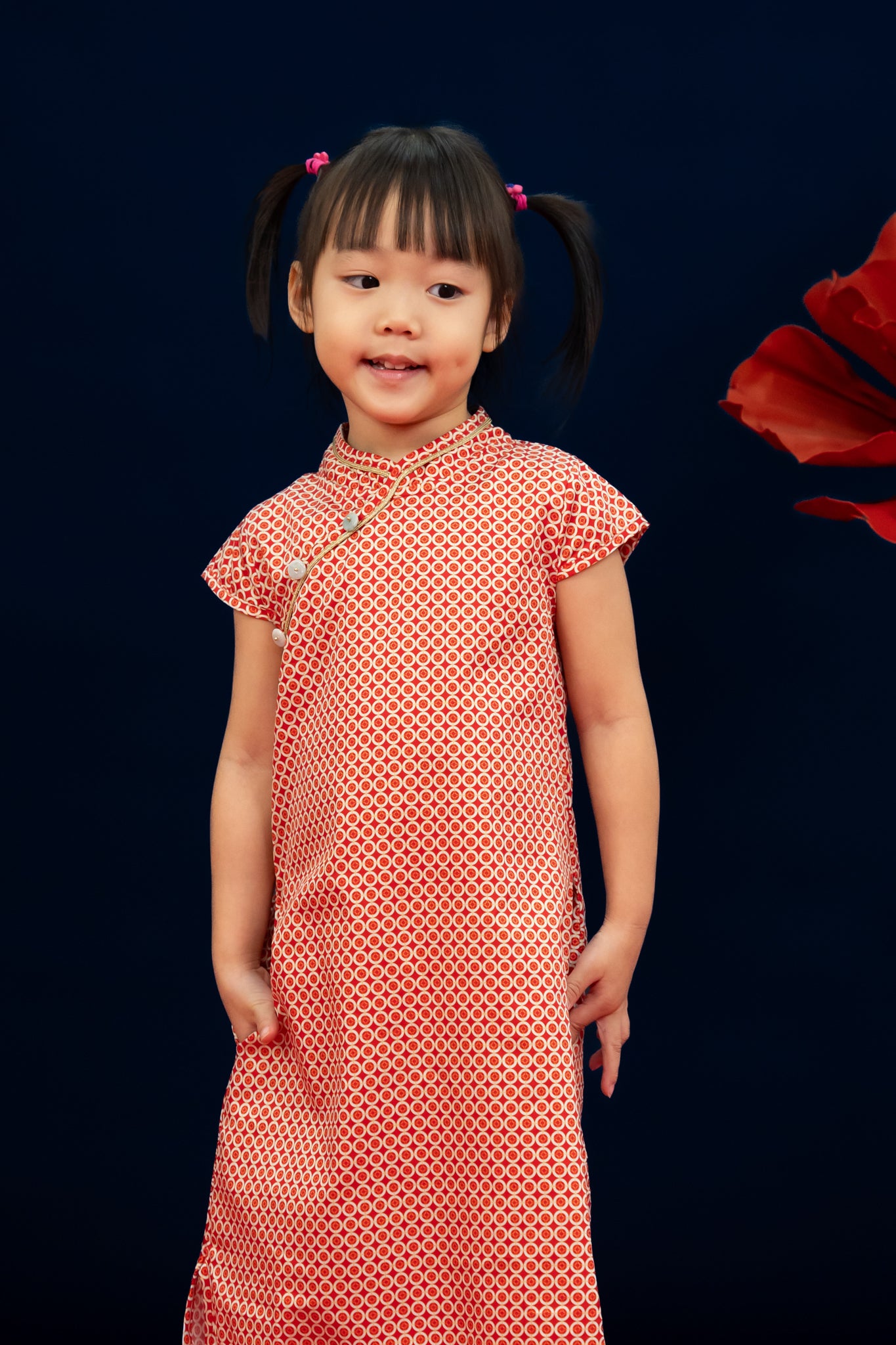 Cheongsam - Red Dragon Balls | Elly CNY 2024