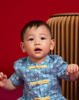 Tang Shirt - Blue Mickey Tiles