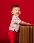 Tang Shirt - Pink Mickey Tiles