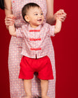 Tang Shirt - Pink Mickey Tiles