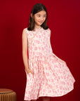 Jersey Luna Cheongsam - Pink Lanterns