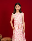 Jersey Luna Cheongsam - Pink Lanterns