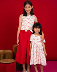 Jersey Scarlett Dress - Red Campfire Dragon