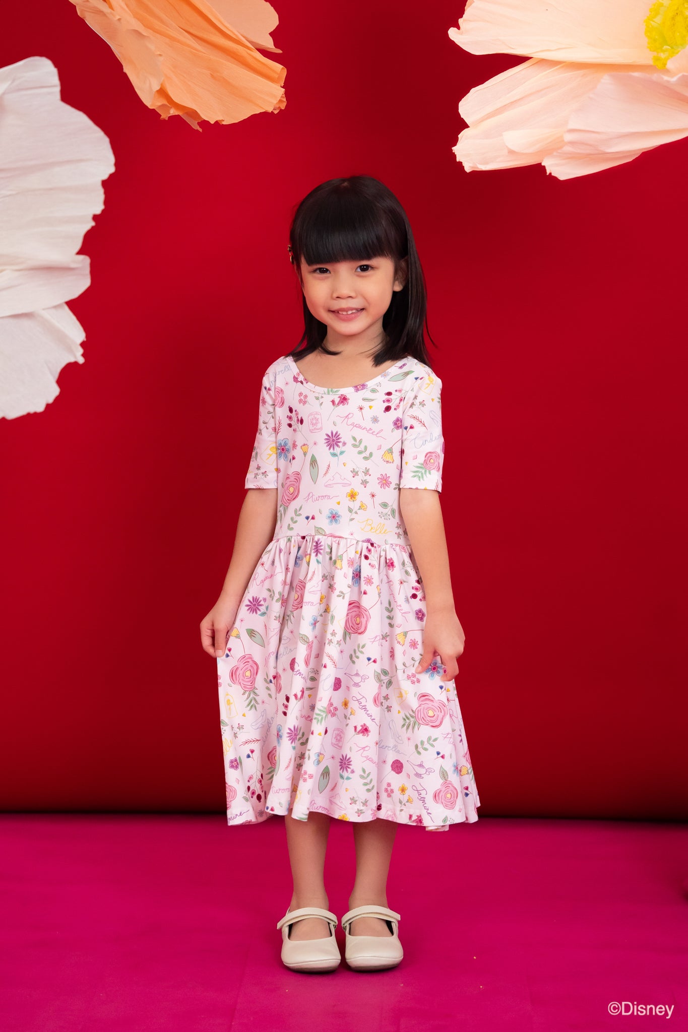 Jersey Lyla Dress - Princess Garden