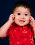 Jersey Tang Shirt - Red Dragon Pearl | Elly CNY 2024