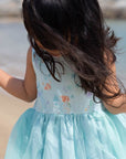 Skye Dress Turquoise Ariel