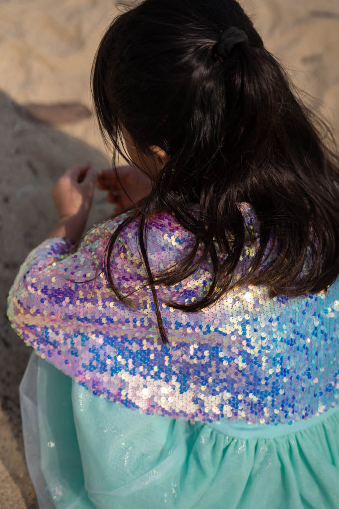 Cape with Mermaid Sequins | The Elly Store