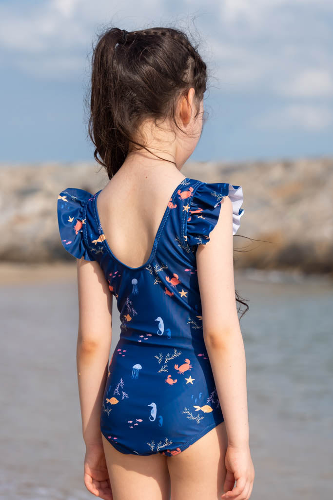 Flutter Swimsuit Blue Ocean The Elly Store