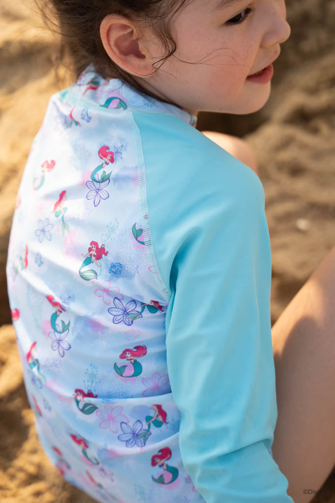 Long-Sleeve Rash Guard Floral Ariel