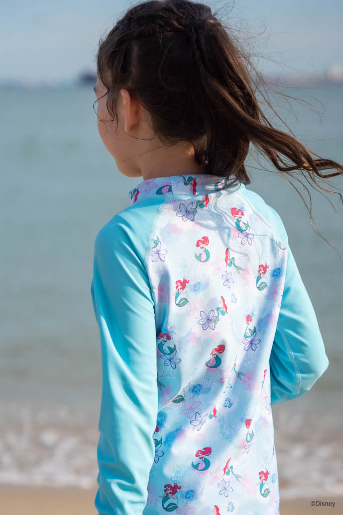 Long-Sleeve Rash Guard Floral Ariel